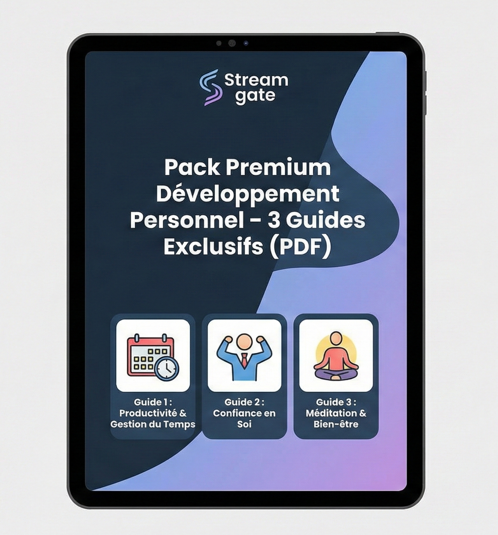 Pack Premium Développement Personnel – 3 Guides Exclusifs (PDF)